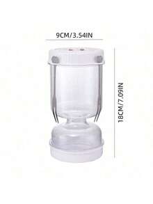 Large Capacity Pickle Jar ,Sealed Pickle Jar- Plastic Leak-Proof Pickling Storage Container With Dry-Wet Separation Design For Camping, Dining, And Refrigerator Use - Kitchen Essential Gadget - For Home Cooks & Food Enthusiasts - Perfect For Pickling & Storing Vegetables, Home Decor, Party & Christmas Storage