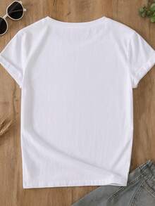 Baby Look T Shirt Shirt Women's Fashion Casual Cute Sorry My Class Is Interrupting Your Conversation Teacher - trắng - Xem 2
