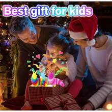 Random 3PCS Cute Slug Fidget Toys – Sensory Toys For Autistic Kids & Children (3+)| Ideal Party Favors Or Calming Playtime Accessories - 6 cái - Kích thước trung bình - Xem 7