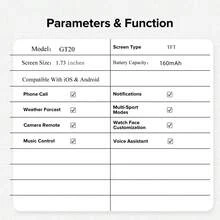 CHAONB Orologio fitness smart watch, display chiamate e messaggi, lettore musicale, per uomo e donna, smartwatch sportivo connesso allo smartphone, moda, tracker attività, notifiche BT, monitoraggio frequenza cardiaca e sonno, rubrica, registro chiamate, sveglia, scatto remoto, contapassi, timer, previsioni meteo, sveglia, notifiche SMS e app social, contatore passi, orologi digitali da polso