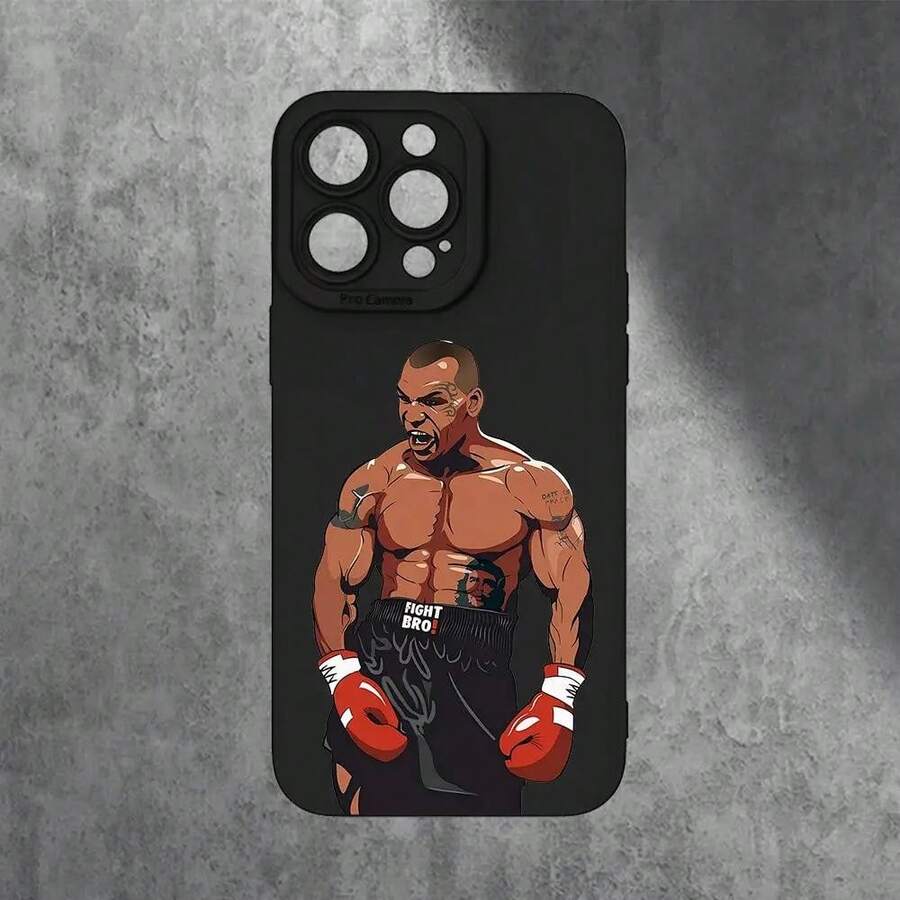 Sport Boxspieler Heißer Verkauf Einzigartiges Kreatives Cartoon-Muster, Schwarze Engelauge Handyhülle, Interessante Einfache Modische Persönlichkeit  Männer und Frauen Urlaubsgeschenk Handyhülle Geeignet für iPhone - Schwarz - Übersicht 1