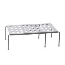 1 peça de sapateira expansível de várias camadas em cores sólidas, organizador de sapatos e chinelos de plástico que economiza espaço para cozinha, sala de estar, dormitório