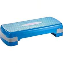 Tone Fitness Compact Aerobic Step Platform | Exercise Step - Medium Blue/Gray - View 2