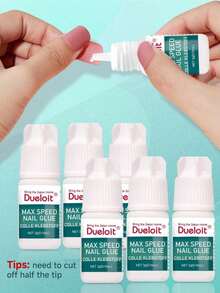 1PC/4Pc Max Speed Nail Glue For Press On Nails, Super Strength Flex Formula Nail Adhesive, With Twist-Off Cap & Nozzle Tip Squeeze Applicator,Need To Cut Off Half The Tip,Fast Drying Adhesive For Glue-On Nails & Repairs With Nozzle Tip Applicator, Ideal For Tips & Wraps - Cái chai - Xem 11