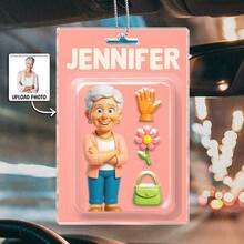 定制2D平面娃娃包装盒，玩具盒，艺术风格，个性化礼品，适合汽车装饰、房间装饰、车内摆件，送给家人、朋友、她、他的礼物 - As Shown - 查看 15