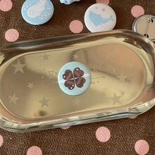 5件套天使翅膀粉色棕色音符徽章包包装饰胸针 - Colorful - 查看 6