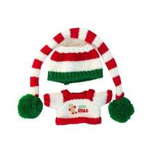 1/3 件圣诞娃娃衣服，兼容 Labobo，适合身高 17 厘米/6.69 英寸的娃娃，热销娃娃装扮