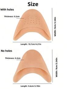 1 para silikonowych nakładek na palce baletowe, ochraniacze na palce do wysokich obcasów, wkładki antypoślizgowe na palce i przednią część stopy
