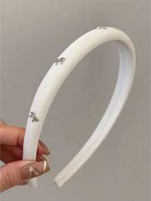 3 قطع/قطعة واحدة شريط رأس نسائي كوري موضة ضيق من القماش الإسفنجي الأبيض الصلب، شريط رأس أنيق متعدد الاستخدامات مناسب للاستخدام اليومي، المنزل، المدرسة، الشاطئ، العمل، الحفلات، العطلات، عيد الميلاد، عيد الحب، عيد الأم، اكسسوارات الشعر، شريط الشعر، هوب الشعر، شريط الرأس للنساء، اكسسوارات رأس للملابس الخريفية - متعدد الألوان - مشاهدة 7