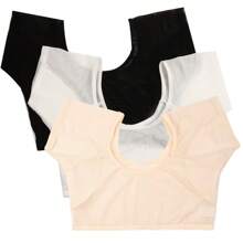 1pc/2pcs Mesh Camisole With Washable Underarm Sweat Pads, Invisible Plus Size Breathable Sweat Absorbing Pads, Thin Vest, Sweat Absorbing Camisole, Suitable For Underarm Sweat Protection For Women And Girls, Washable, Sweat-Wicking And Quick-Drying