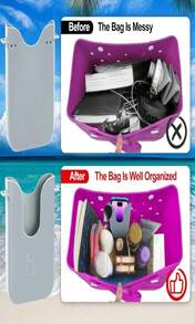 Silicone Phone Holder For Bogg Bags, Compatible Phone Case Attachment, Beach Tote Bag Accessory – Ideal Holder For Bogg &Amp; Similar Beach Bags (Pink) - 藍白色 - 查看 3