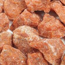 20PCS Natural Sunstone Raw Crystal Chunks - Polished Gemstone For Jewelry Making, Home Decor, And DIY Crafts - Orange - View 5