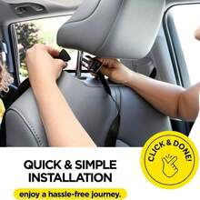 2pcs Backrest Cushion Cover, Specially Designed For The Back Of The Seat. Large Protective Pad For The Rear Seat. Protective Pad For The Rear Seat Pedal. - A - View 8
