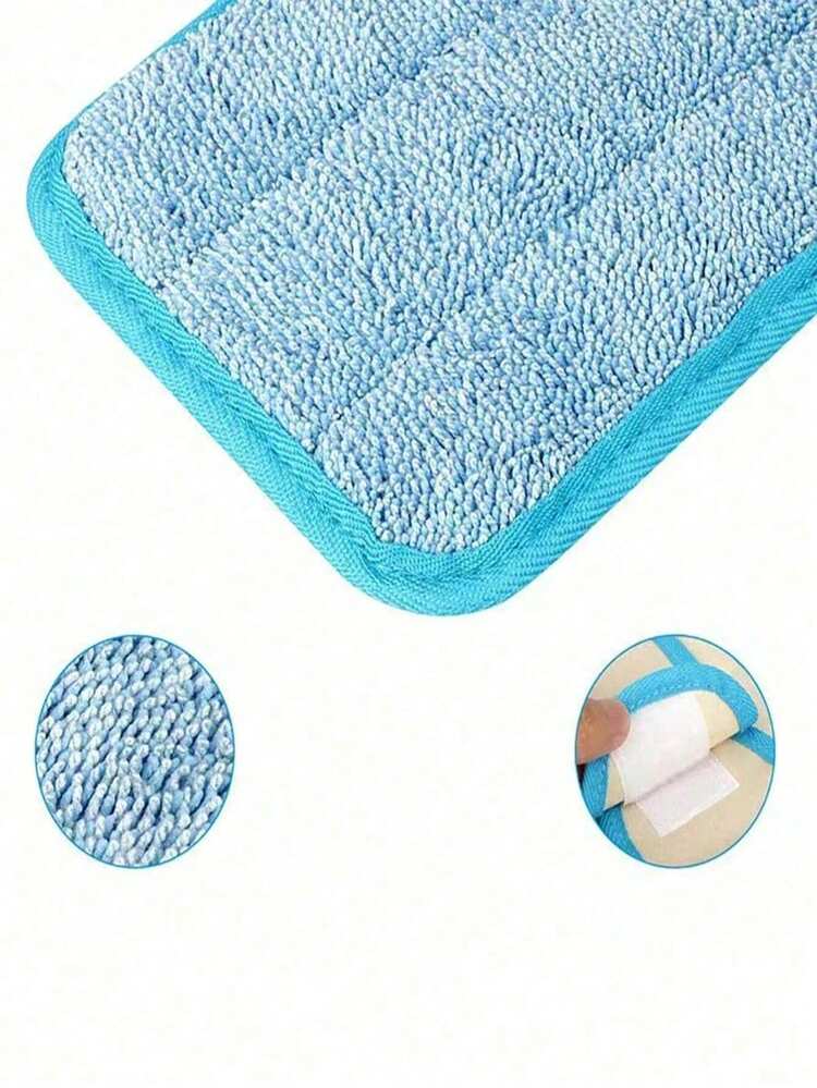 2PCS Replacement Microfiber Pad - Thick - Universal Commercial 12-13 Inch Mop Head- Heavy Duty - Wet & Dry Commercial Cleaning Refills Reusable Mop Refills Fit For Most Microfiber Flat Mop System - 藍色 - 查看 2