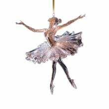 2pcs 2D Sparkling Dancer Christmas Decorations, 3.5-Inch Acrylic Dancer Dance Decorations, Dancer Christmaecorations, Tree Decorations Ballet Decorations