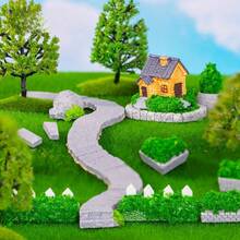 30 Stücke Mini Modell Garten Zubehör Set, Miniatur Haus Set Micro Landschaft Dekoration für DIY Handwerk Garten Dekoration