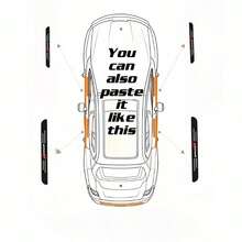 4pcs/Set Love Carbon Fiber Door Sill Protector - Scratch Crash Resistant, Easy Installation Anti-Slip Gripper, Elastic Installation, Door Protection Edge Protection, Suitable For All Cars, Durable Black Car Door Sill Cover, Fashion Auto Accessories