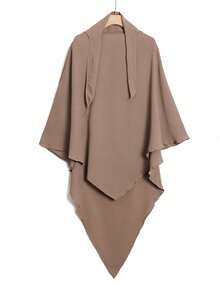 1pc Ready To Wear Modest Hijab Muslim Women Breathable Headscarf With Tie - Multicolor - View 14