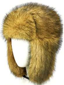 1pc Thick Faux Fox Fur Trapper Hat, Hat And Scarf Set Suitable For Autumn/Winter Outdoor Activities, Warm & Versatile For Hiking, Skiing, Cycling And Daily Wear, Retro Acrylic Bucket Hat, Fleece Lined Aviator Hat, Halloween Gift