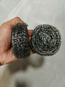 6pcs/12pcs Stainless Steel Kitchen Cleaning Balls - Non-Electric Dish Scrubber, Suitable For Bowls, Pots, Cooktops Stainless Steel Brush & Steel Wool, Cleaning Supplies - Multicolor - View 13