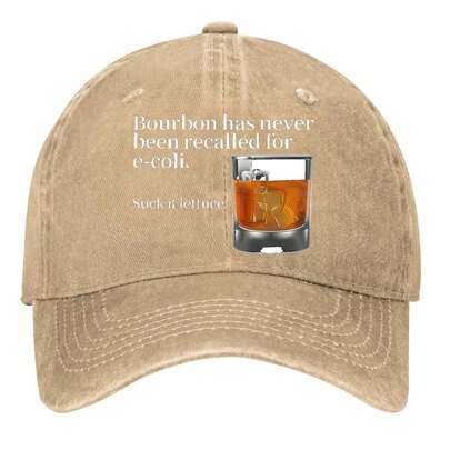 Bourbon's Safety Advantage A Bold Counter To E. Coli Concerns Hats Vintage Washed Baseball Cap
