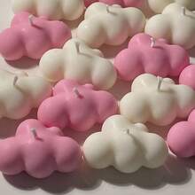 9/4pcs Scented Candles In Colorful Cloud Shapes, Home & Office Fragrance Candles, Autumn/Winter Interior Decor, Niche Personalized Creative Gifts, Wedding Favors; Suitable For Home Decor, Back-To-School, Autumn, Festivals, Halloween, Christmas, Holidays; Luxury Decorative Candles, Christmas Gifts For Women, Wedding Favors, Women's Christmas Gifts - Multicolored Clouds - View 2