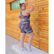 Kit 3 Bermudas Plus Size Estampadas Fitness G1 ao G3 - Cós Alto, Confortáveis, Cores Sortidas