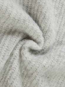 FOR BEAUTY Spring/Summer New Grey Round Neck Half Sleeve Button Knitted Cardigan Women's Top, Fashionable, Casual, Simple Daily Street, Suitable For Commuting Coat