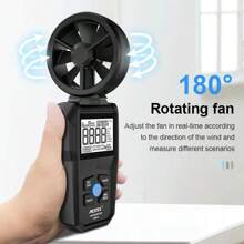 AM610 Digital Anemometer Handheld Wind Speed Meter LCD Display Wind Speed Tester Wind Chill Wind Speed Measurement