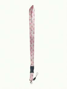 1pc Versatile Casual Lanyard With Multiple Designs, 20.91in(53.1cm) Simple & Fashionable Detachable Neck Strap, Suitable For Teachers, Medical Staff, ID Badge Holder, White Flower, Pink Stay Arrow, Rainbow Flower Separable Lanyard, Teacher's Day, Nurse's Day Gift, Daily Wear, Office Supplies - Multicolor - View 6