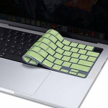 Keyboard Cover Skin Compatible With 15 Inch M3 A3114 M2 A2941/13.6 A3113 A2681/Pro 14/16 M4 M3 M2 M1, Midnight Green - Bơ xanh - Xem 9