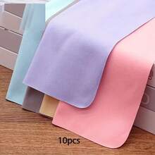 3/5/6/10/12 件高品质眼镜清洁布，超细纤维清洁眼镜布，擦拭手机屏幕，珠宝擦拭，钢琴，镜头，手表布，可重复使用，镜头清洁湿巾，眼镜清洁剂，眼镜太阳镜清洁布，适用于电脑、手机和平板电脑的屏幕清洁剂 - 彩色 - 查看 5