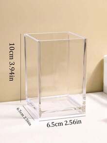 亚克力笔筒，大容量铅笔筒，方形化妆刷架，收纳柜，文具展示架，办公小工具，多功能化妆刷收纳盒，桌面收纳盒包，化妆包，梳妆台，化妆包，收纳盒，储物盒，化妆品收纳盒，化妆包，化妆品收纳盒，收纳盒，洗漱包，桌面收纳盒，化妆包，化妆袋，化妆品收纳盒，化妆袋，化妆包，首饰盒，化妆刷架，刷架，香水收纳盒，化妆包，女士礼物，圣诞礼物，女士礼物创意，房间装饰 - 銀色 - 查看 11