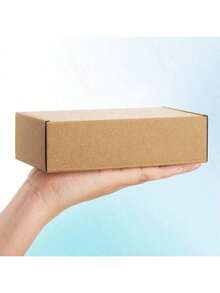 Hộp vận chuyển 5,9x5,9x2 inch, Hộp bìa cứng sóng màu nâu, Hộp đựng tài liệu cho doanh nghiệp nhỏ, đóng gói, gửi thư, vận chuyển có thể được sử dụng để đóng gói quà tặng Giáng sinh - Nhiều màu - Xem 3