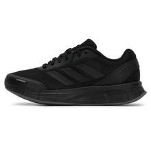Adidas DURAMO X 休闲户外轻便舒适运动鞋，男女通用 - 黑/白/金屬銀 - 查看 1