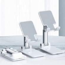 1 件可折叠手机和平板电脑支架，可调节桌面手机支架，可扩展桌面，懒人平板电脑直播在线课程便携式支架，可调节桌面角度和高度手机支架，桌面保护套手机支架，秋冬风格，家居用品，适用于学生宿舍，圣诞装饰，圣诞节，感恩节和除夕礼物。 - 彩色 - 查看 6