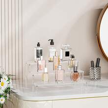 1pc Acrylic Multi-Layer Cosmetic Display Rack, Collectible Blind Box, Perfume & Jewelry Storage Shelf