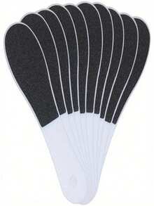 Limes à pied à double grain, grain grossier et fin, grattoir à double face pour les pieds, une lime à callosités pour des pieds doux, un grattoir pour les talons dans les soins des pieds, une râpe exfoliante pour les pieds, avec un manche en plastique - Multicolore - Voir 14