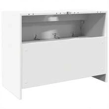 Sink Cabinet White 78x37x59 Cm Engineered Wood - White - View 8