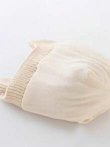 1pc Kids Beanie Hat, Autumn/Winter Thick Knitted Ear Warmer Hat For Girls, Butterfly Decor Warm Headwear, Suitable For Outdoor, Fits 3-8 Years Old - Multicolor - View 7