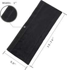 3PCS Refrigerator Door Handle Covers Kitchen Decor Keep Appliance Clean Anti-Static Stains Fridge Dishwashers Velvet (Black) - In bạc xanh - Xem 7