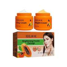 Papaya Brightening & Dark Spot Corrector Cream |   Day Cream W/ Niacinamide + Night Cream W/ Vitamin C |   Soften, Repair & Glow