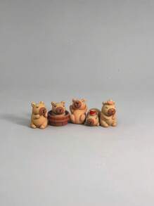 5/10pcs Cute Capybara Cartoon Shoe Charms - Adorable Animal Decorations For Clogs And Sandals For Women, Men, Girls, Boys For Casual Shoes Summer