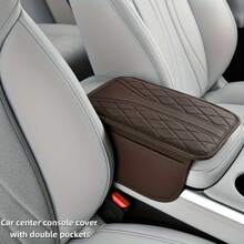 1 Miếng đệm khuỷu tay cho bệ tỳ tay ô tô đa năng & Miếng đệm nâng hộp điều khiển - Thiết kế có túi đựng đồ kép/không có túi, Hỗ trợ chống trầy xước cho phụ kiện nội thất ô tô, Đệm tiện dụng thoải mái khi đi làm hàng ngày, những chuyến đi đường dài, nâng cấp chuyến đi du lịch gia đình, Phù hợp phổ thông cho xe ô tô Sedan SUV, Xe tải, Vỏ bọc bệ tỳ tay có túi đựng đồ ẩn, Bộ nâng cấp bảng điều khiển tiết kiệm không gian, Dễ dàng lắp đặt không cần dụng cụ, Bảo vệ bảng điều khiển khỏi bị mòn và trầy xước, Điểm nhấn trung tính phong cách cho quà tặng ngày lễ mùa thu, Sẵn sàng cho chuyến đi đường mùa đông, Phụ kiện thiết thực từ văn phòng đến ô tô - Nhiều màu - Xem 3