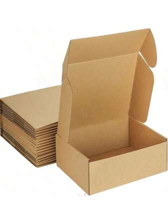 5.9x5.9x2 Inches Shipping Boxes , Brown Corrugated Cardboard Box, Literature Mailer Boxes For Small Business Packaging, Mailing, Shipping Can Be Used For Packaging Christmas Gifts