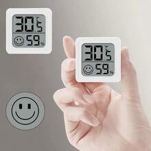1/2/3件装迷你温湿度计，室内数字温湿度计 - 小巧便携，易于读取，电池供电，测量精准