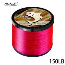 chelesh 546yds, 328yds Monofilament Nylon Fishing Line, Transparent Invisible Absorbent, Abrasion Resistant Nylon Line, Diameter 0.52mm-1.0mm, Strength 35LB-150LB, Suitable For Freshwater, Saltwater, Sea Fishing, Ideal For Long Distance Casting And Braiding Nets, Also Can Be Used For Invisible String, Beading, Strong Monofilament, Hanging Handmade DIY Decorations And Crafts.