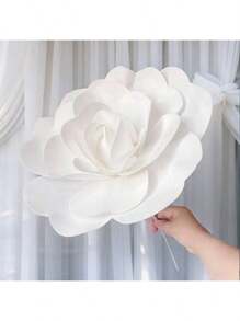 1朵人造PE泡沫玫瑰，尺寸30厘米-80厘米，巨型玫瑰，白色花朵，适用于情人节、房间DIY、婚礼、家居装饰、餐桌摆设、派对、花园装饰 - 彩色 - 查看 26