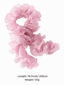 BABEYOND Chandelle Boa Vinatge Boa - 200g 6.5ft Gatsby Organza Boa 1920s Flapper Accessories - Hồng - Xem 5