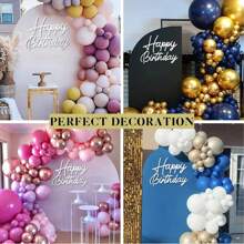 1 件黑漆镂空木质生日快乐字母标牌，复古乡村生日派对装饰背景墙照片道具 - 黑色 - 查看 5